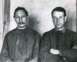 П. Флоренский с П. Каптеревым в лагере